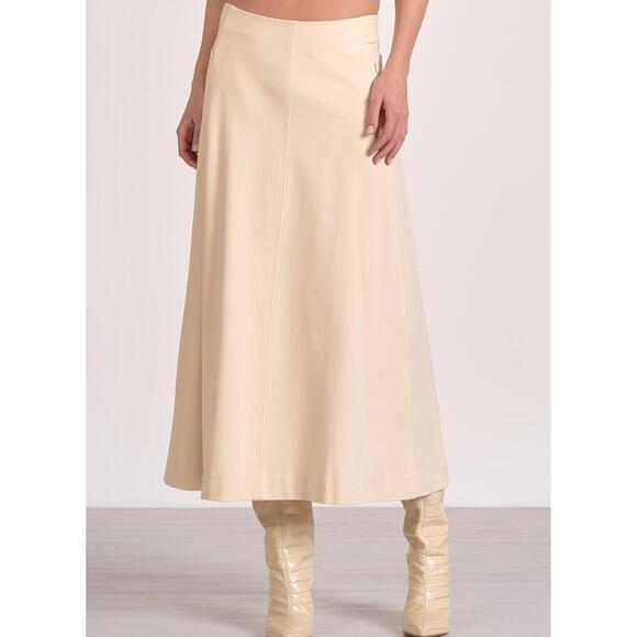ELAN Dresses & Skirts - NEW ELAN cynthia midi flair skirt in cream